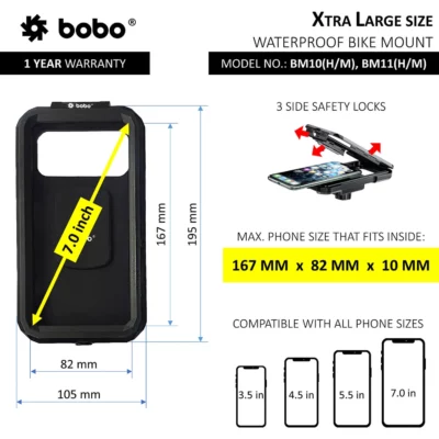 BOBO WATERPROOF PHONEHOLDER WITHOUT CHARGER