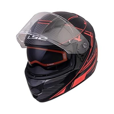 LS2 Helmets – FF320 Stream Evo – Level – Gloss Black Red